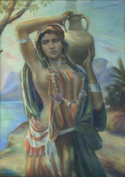 Girl with a jug.