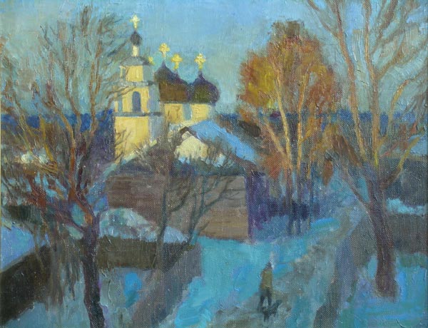 Зимний вечер в Вятке.