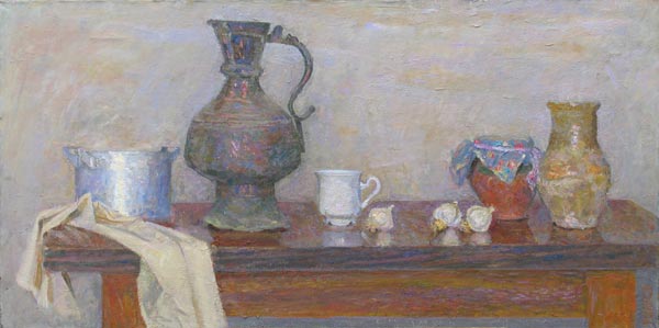 Still life with a jug.
