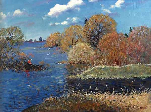 Spill on the Moscow River.