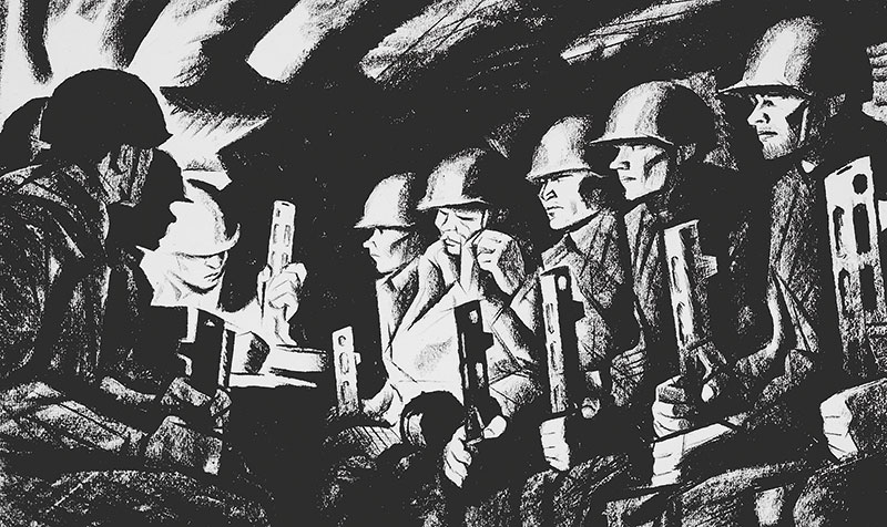From the military series. Soldiers.