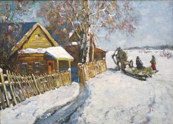 Beginning of March. Bubnov's house.