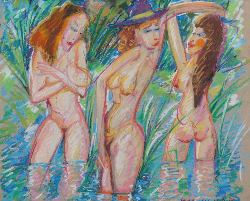 Nymphs. Sketch.