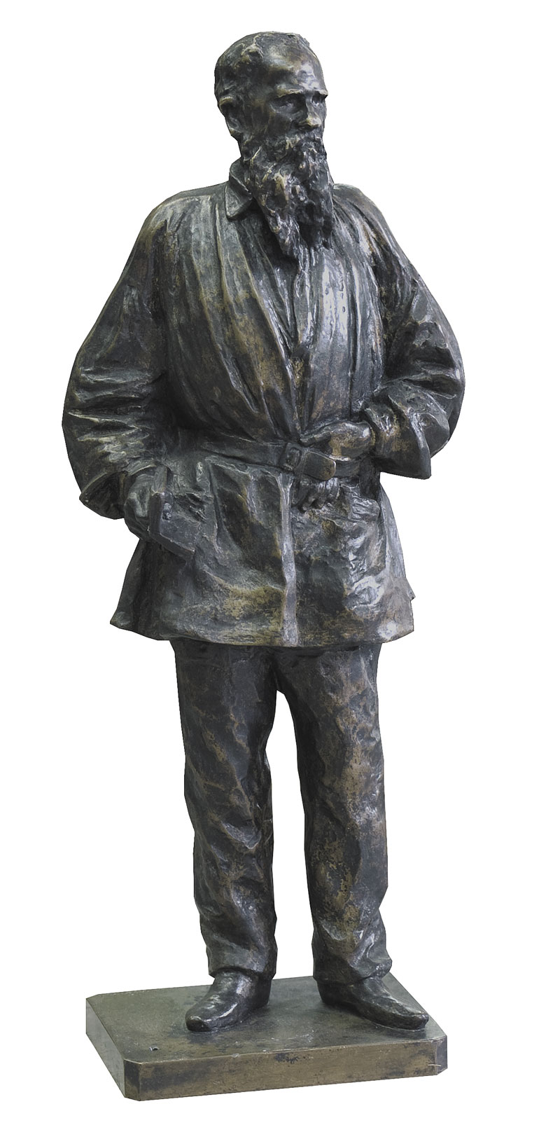 Sculpture "Leo Tolstoy with a book".