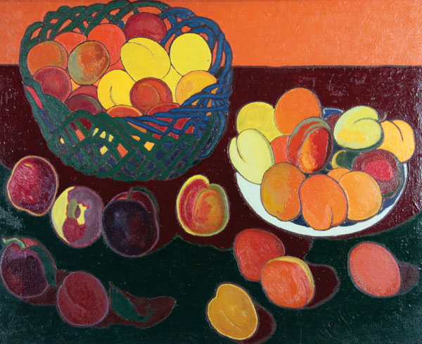 Apricots and peaches.