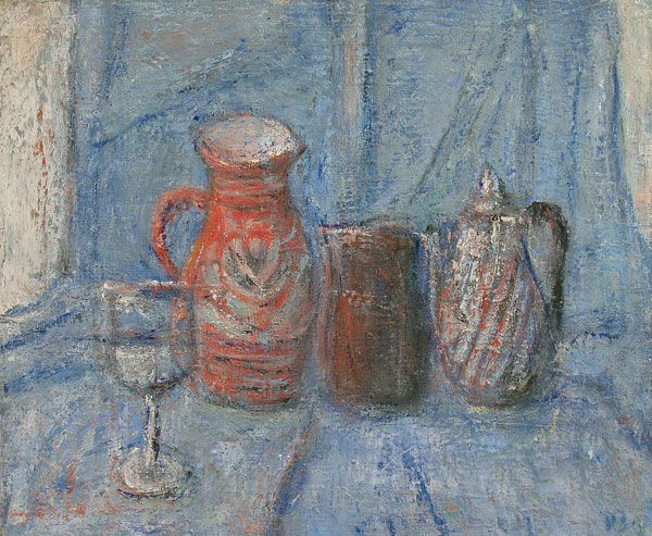 Still life with jugs.