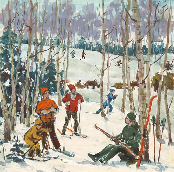 Skiers.