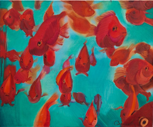 Green fish.