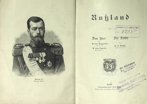 "Rusland". Das Beer von H.von Drudalski, G.von Zepelin. Die Flotte von G.F.Batlch.