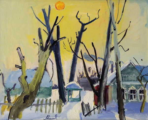 Winter sun.