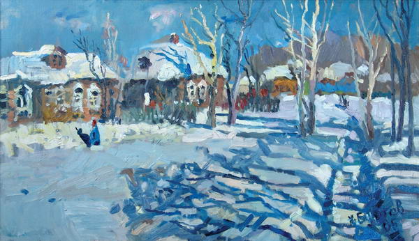 Winter sun.