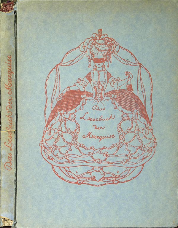 "The Marquis's Reading Book." Rococo book from Franz Bley and Konstantin Somov.