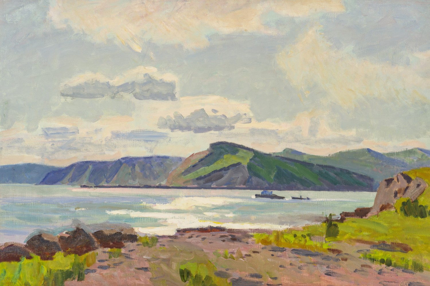 Картина Березовский Д.И. Байкал. 1970-е гг. Холст, масло.