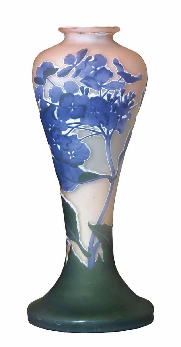 France, Nancy, E. Galle company. Decorative vase.