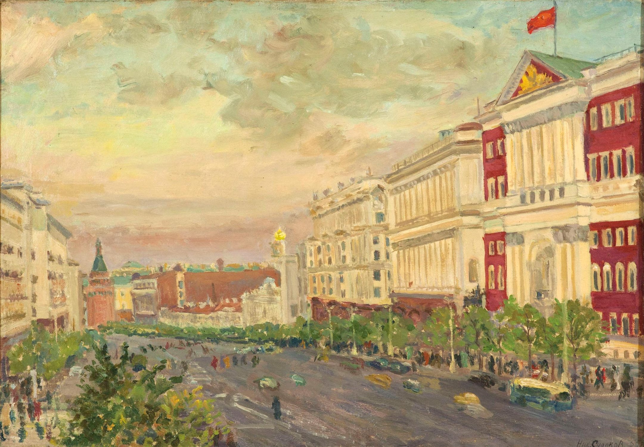 Gorky Street. Mossovet.