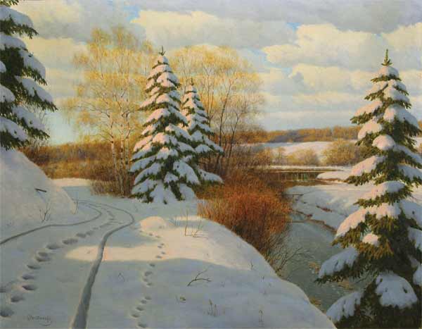 Winter landscape.