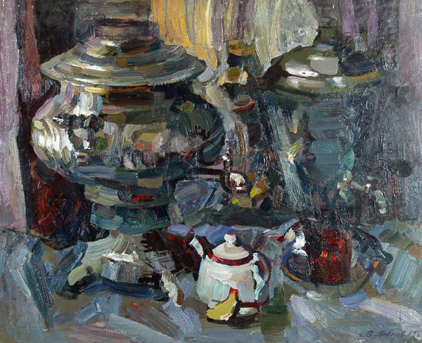 Still life. Two samovars.