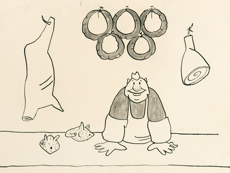 Butcher. From the series "Olympics".