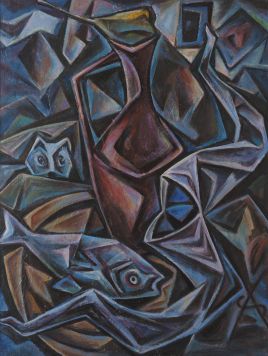 Still life with fish.