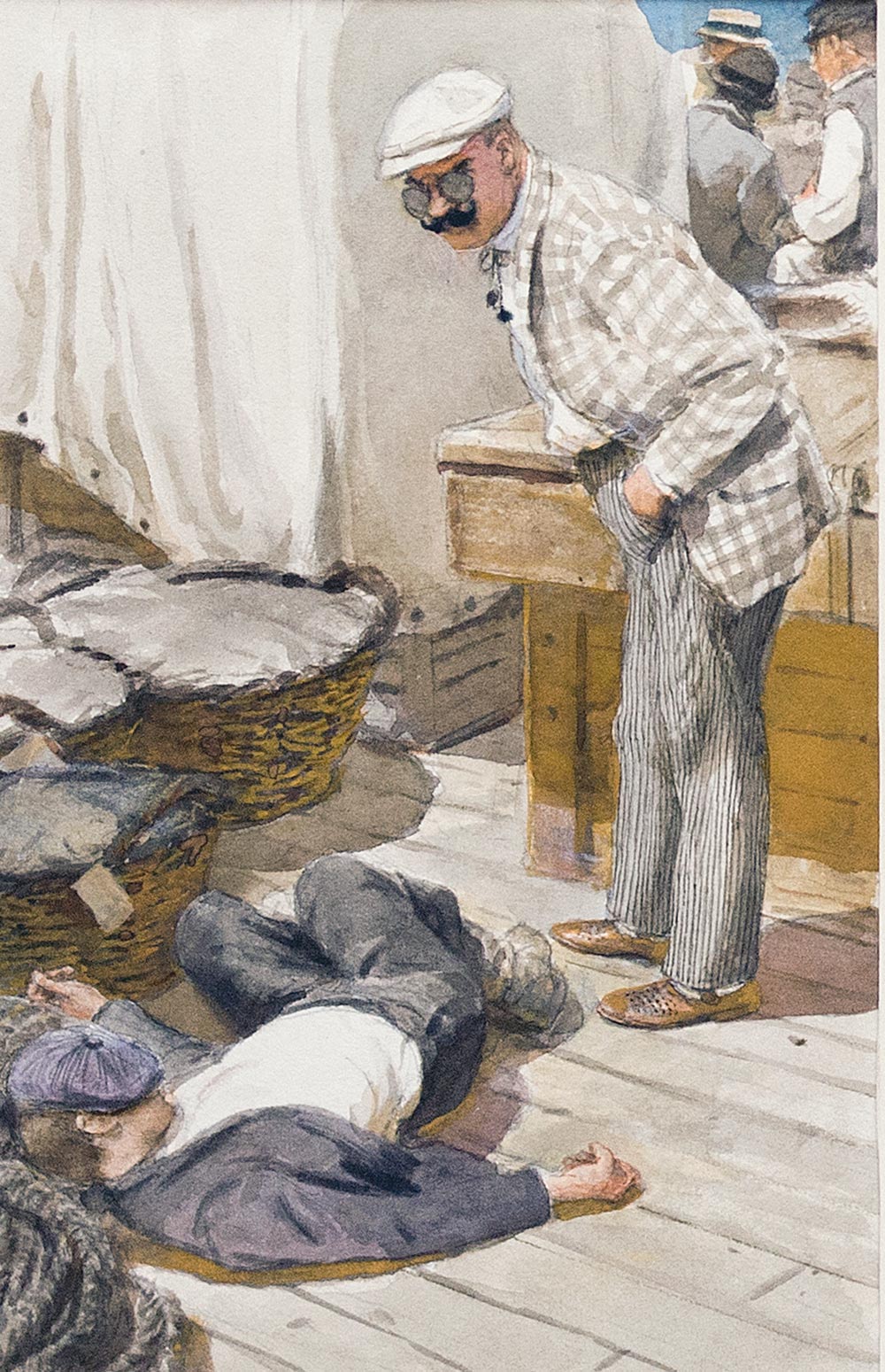 Illustration for the novel by V.P. Kataeva "The Lonely Sail Is White."