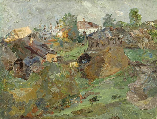 Village landscape.