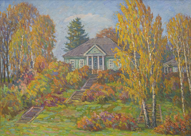 Mikhailovskoe. House of A.S. Pushkin.