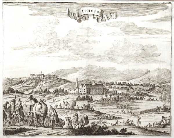 Böhner Johann Alexander View of the city of Ephesus.