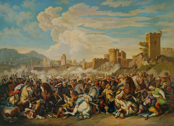 Siege of the fortress.