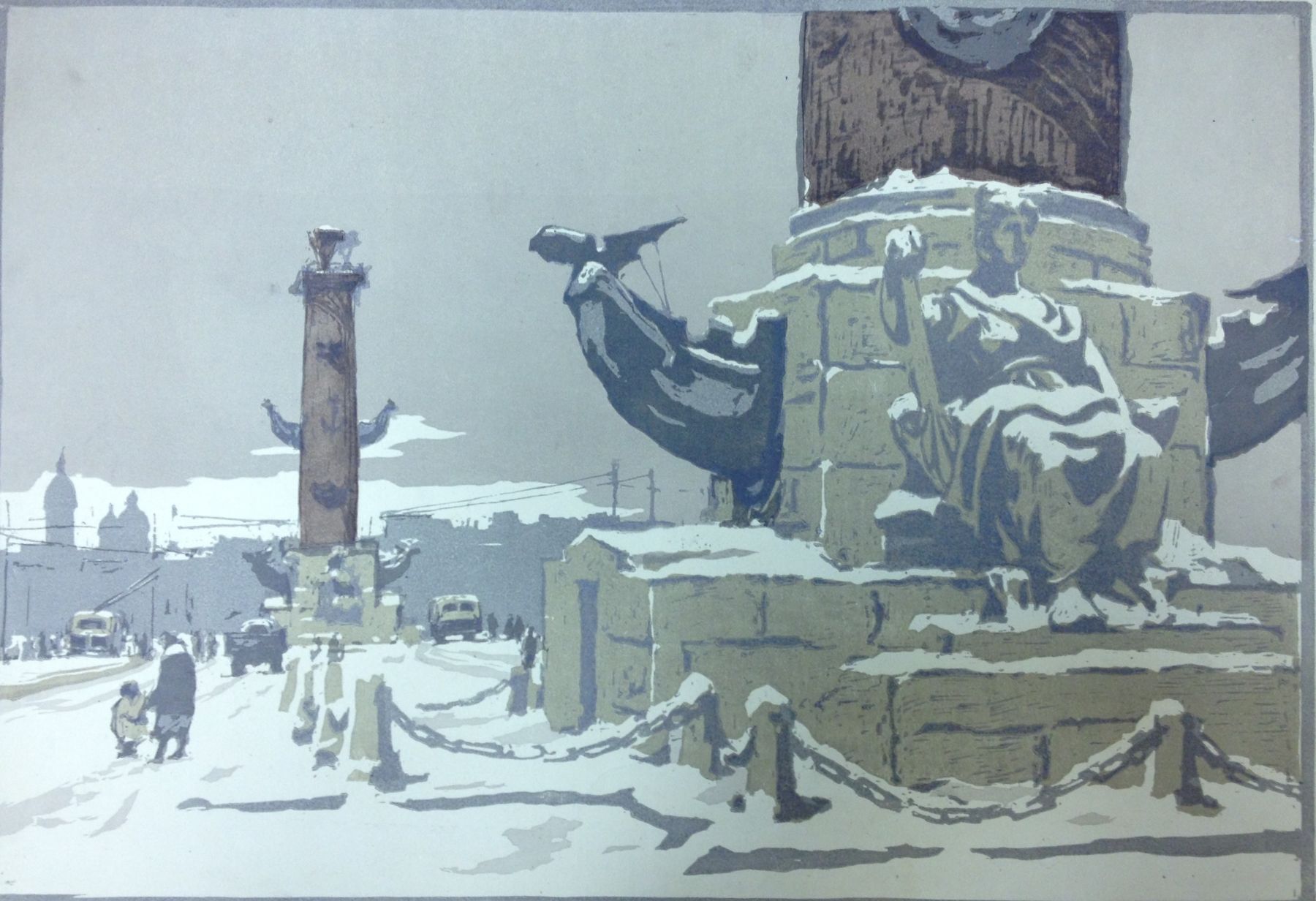 Winter. Rostral column.