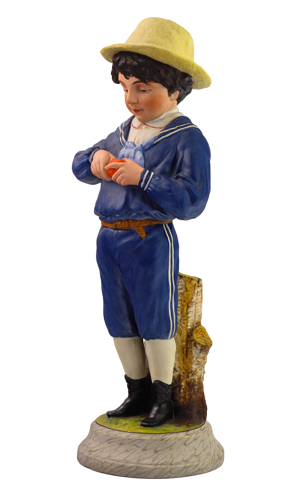 The boy with the orange. Perovnitsa.