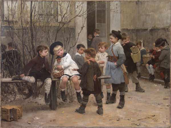 Children at school.