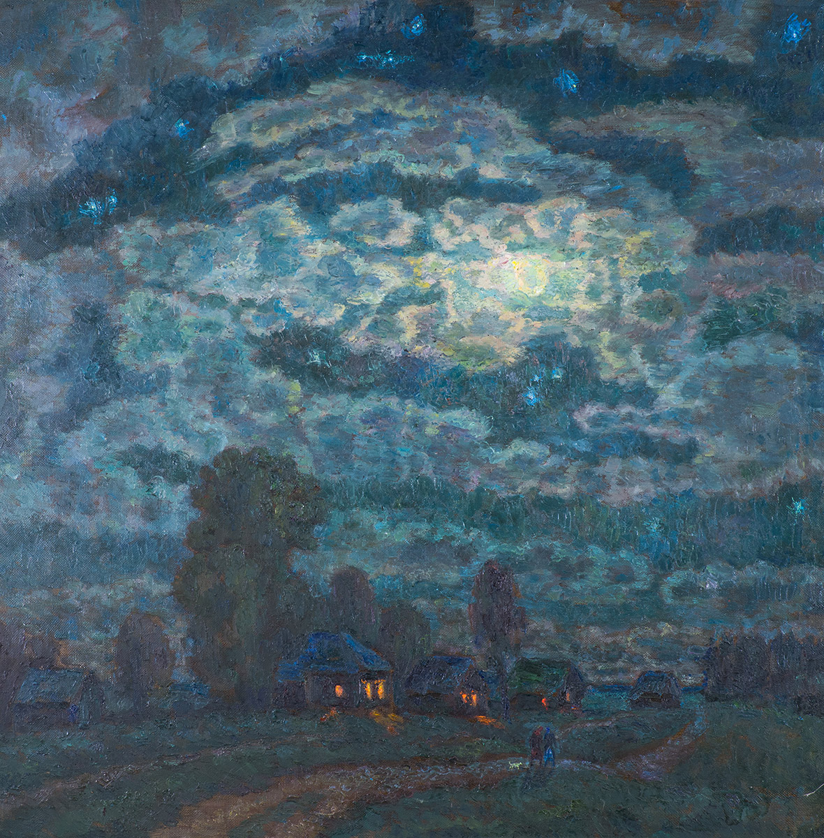 Lunar landscape.