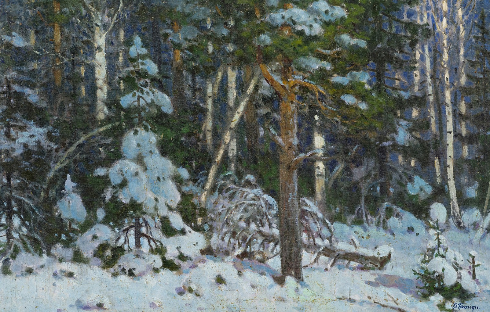 Зимний пейзаж.