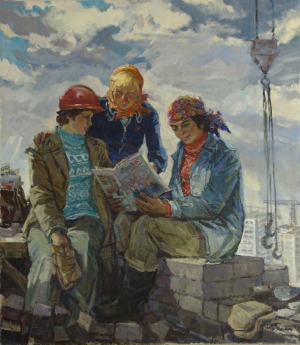 New magazine. KAMAZ masons.