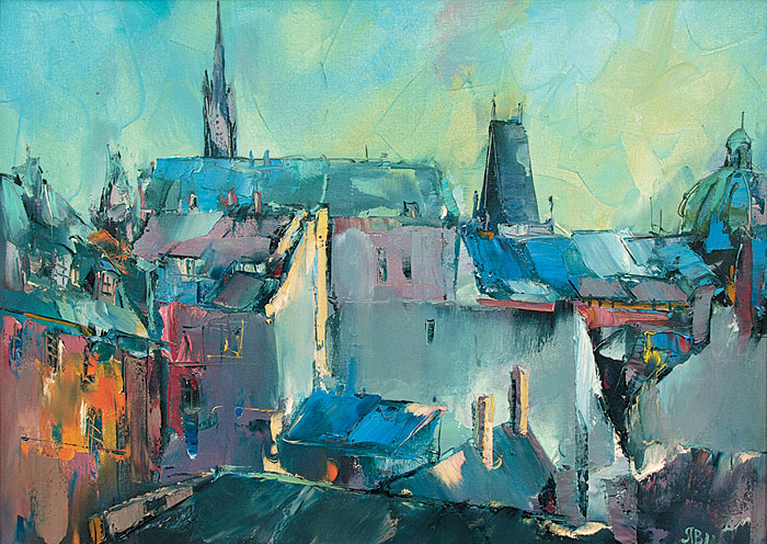 Prague. Morning.