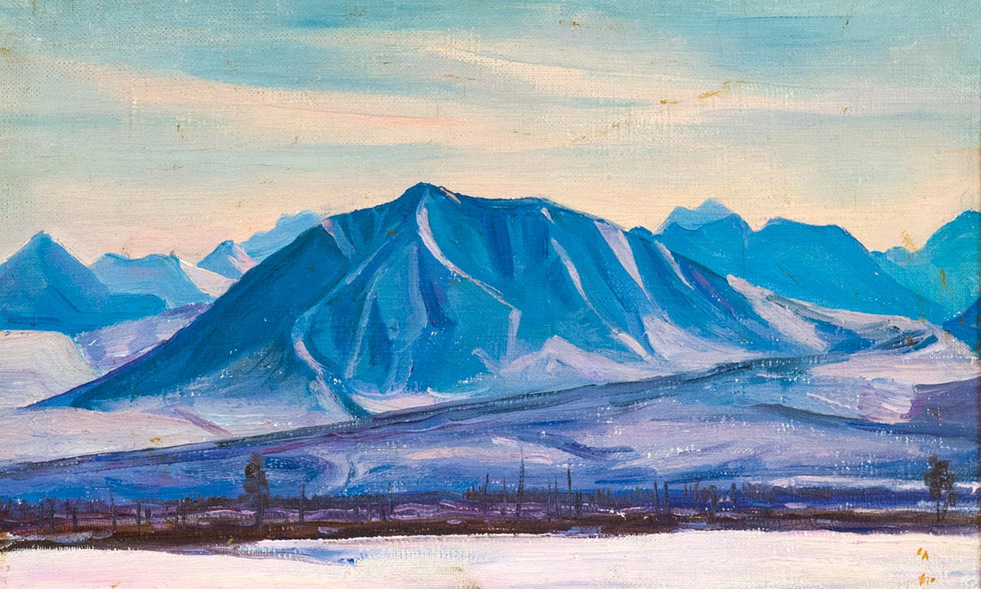 Mountain sketch.