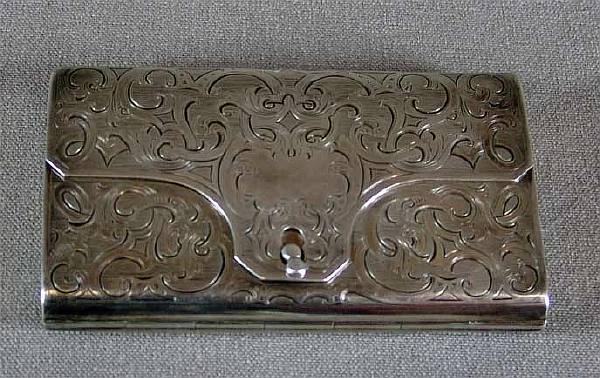 St. Petersburg, workshop of Allenius F.F. Case for cigars (cigarette box).