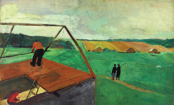 Construction of a house.