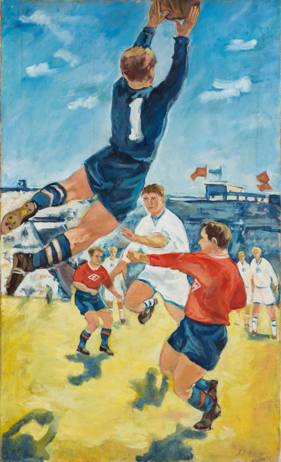 У ворот.