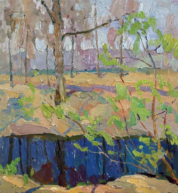 April in the forest.