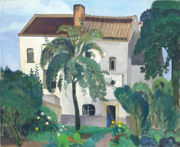 Landscape with a house.