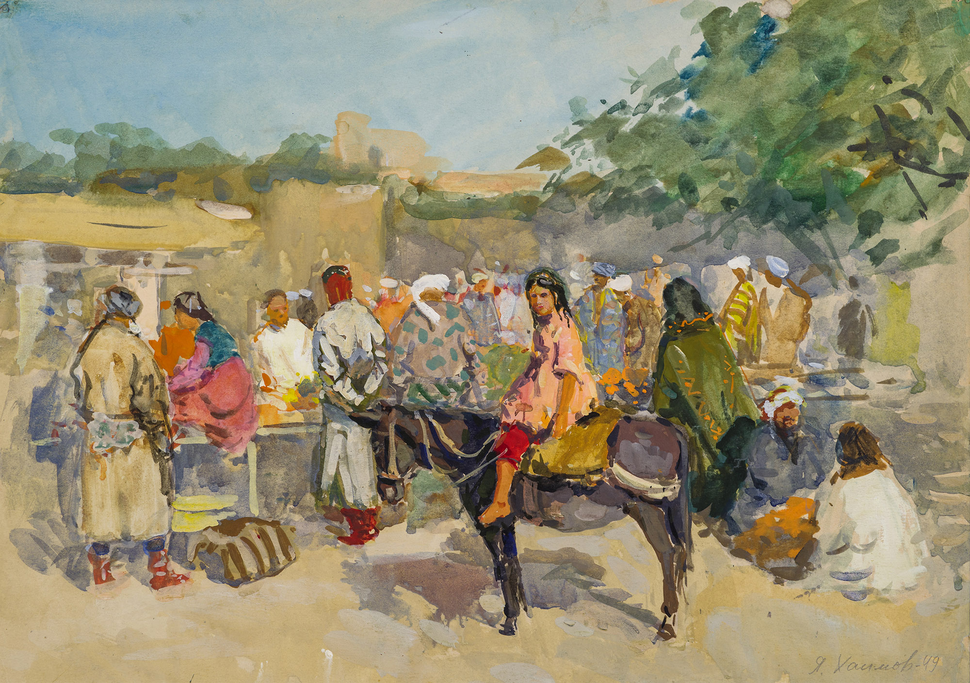 Samarkand bazaar.