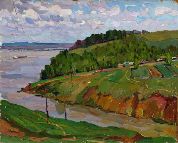 Volga coast.