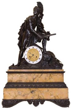 Mantel clock "Warrior".